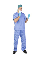 portrait of a young nurse.