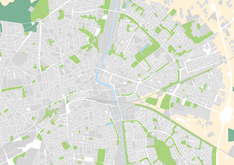 vector city map of Apeldoorn, Netherlands