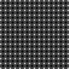  black mod flower geometric pattern