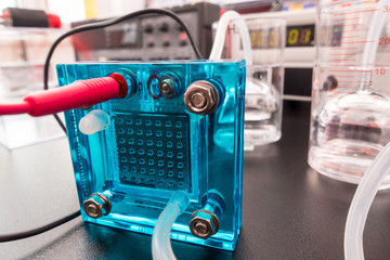 Hydrogen fuel cell, A fuel cell is a device that converts the ch