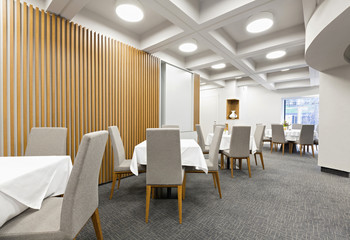 Hotel restaurant interior