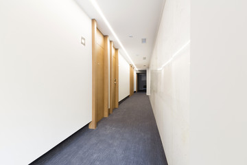 Hotel corridor