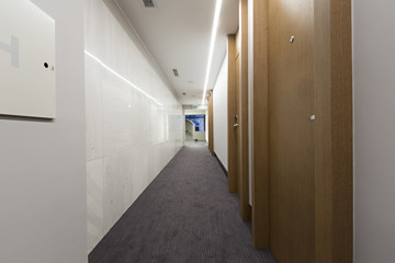 Hotel corridor