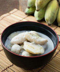 Banana in coconut milk