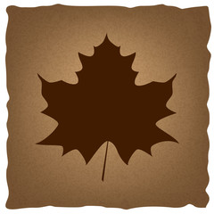 Maple leaf sign