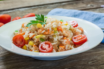quinoa and veggies