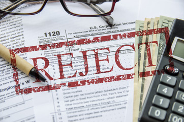 Reject! Form 1120 Corporate Tax Return