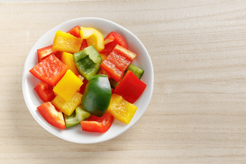 Chopped sweet pepper