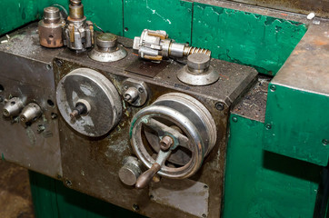 part of old lathe