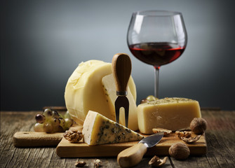 Wine and cheese