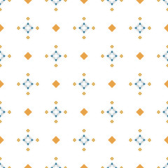 Fototapeta na wymiar blue and beige fabric texture diagonal pattern seamless vector illustration