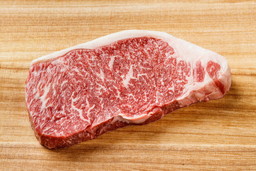 Wagyu striploin steak