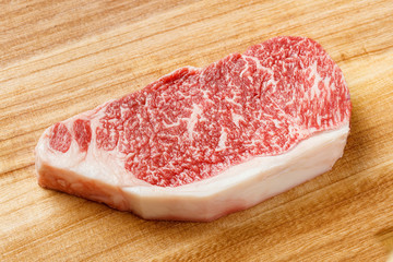 Wagyu striploin steak