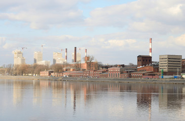Naklejka premium The old factory building, St.Petersburg.