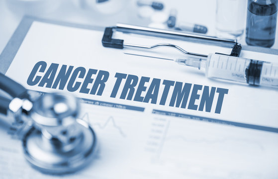 medical analysis concept: cancer treatment