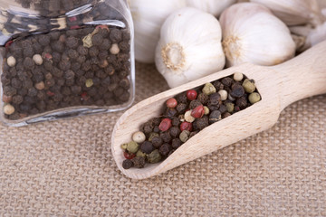 pepper stored in the container