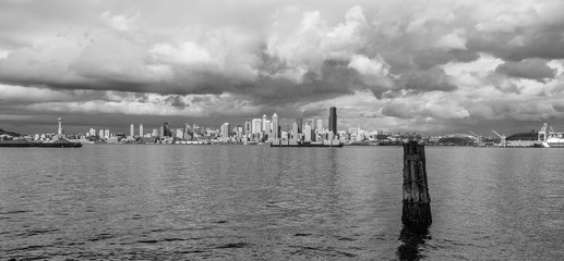 Clouds Over Seattle Skyline 2