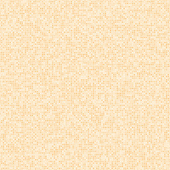 Fototapeta premium Mixed orange polka dot pattern on beige background