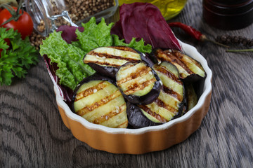 Grilled eggplant