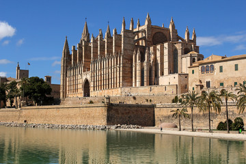 La Seu Cathedral of Palma in Palma de Mallorca, Spain