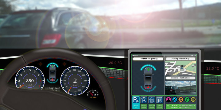 adi25 AutonomousDrivingIllustration - automatic park assist - driverless cars - self-driving vehicles - 2to1 g4342