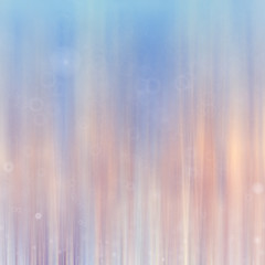 blue gradient background with snowflakes Winter bokeh