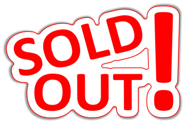 Sold out verkauft  #160414-01