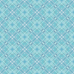 Fototapeta premium Vector seamless pattern. Classic stylish texture. Repeating geometric tiles with dotted rhombus. Mens fashion textile background.