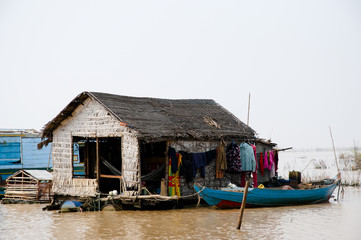 Fototapeta na wymiar Tonle Sap Lake - Cambodia