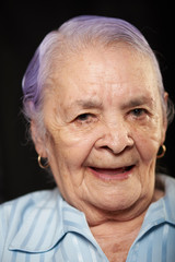 portrait of smiling grandma