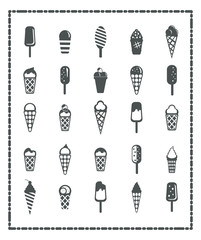 Ice cream icons 