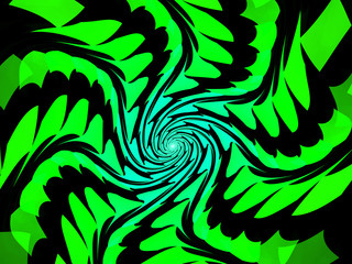 Abstract wallpaper. Abstract fractal. Fractal art background for creative design. Decoration for wallpaper desktop, poster, cover booklet, card. Psychedelic. Print for clothes, t-shirt.