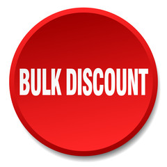 bulk discount red round flat isolated push button