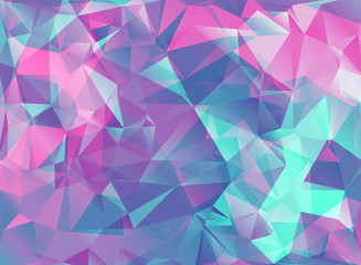 Abstract modern background with triangles in bright colors