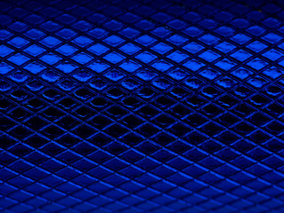 Fototapeta premium Blue notching metal texture