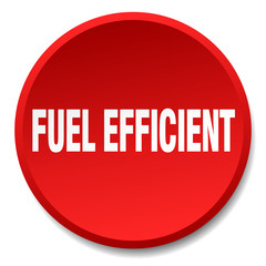 fuel efficient red round flat isolated push button