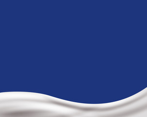 Light cream wave on light blue background