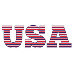 Obraz premium Striped USA