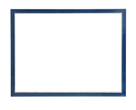 picture frame blue