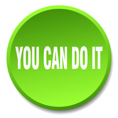 you can do it green round flat isolated push button