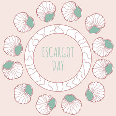 escargot day decoration