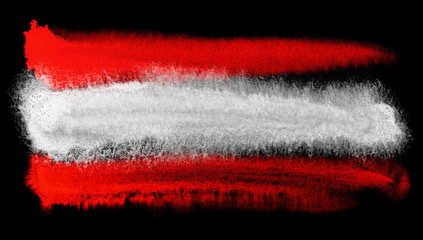Austria flag illustration