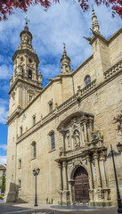 Fototapeta na wymiar Co-cathedral of Santa Maria de la Redonda of Logroño, Spain.