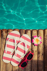 Naklejka premium Summer vacation concept