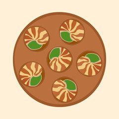 escargot cooked snail