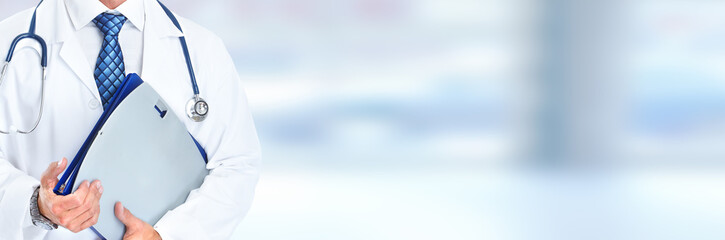 Obraz premium Hands of medical doctor.