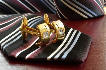 spinki i krawat