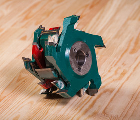 The milling cutter for wood. Steel mill.