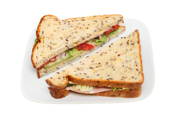 Ham salad sandwich