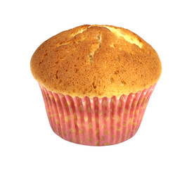 Muffin,  isolated on white background